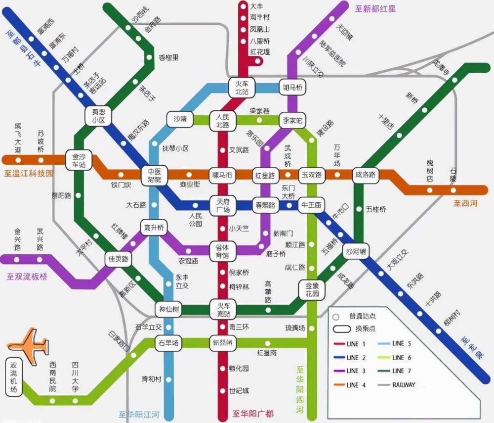 成都地鐵13號線最新線路圖，城市脈絡的新延伸